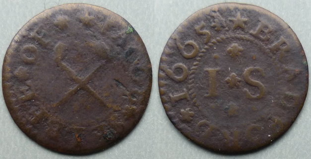 Bradford-on-Avon, Jacob Selbee 1665 farthing